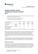 Borealis enregistre de bons résultats pour le premier trimestre 2015