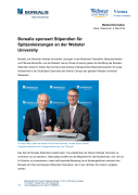 Borealis sponsert Stipendien für Spitzenleistungen an der Webster University