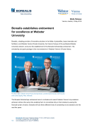 Borealis establishes endowment for excellence at Webster University