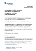 Borealis steht vor Übernahme der deutschen Kunststoffrecycler  mtm plastics GmbH und  mtm compact GmbH