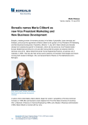 Borealis names Maria Ciliberti as new Vice President Marketing and New Business Development