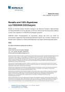 Borealis wird 100%-Eigentümer von FEBORAN OOD/Bulgaria