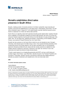 Borealis establishes direct sales presence in South Africa