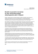 Borealis to proceed to next phase for new, world-scale propane dehydrogenation plant in Belgium