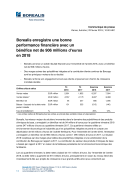Borealis enregistre une bonne performance financière avec un bénéfice net de 906 millions d’euros en 2018